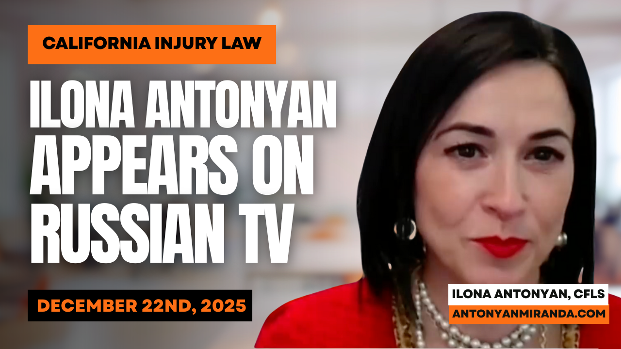Partner Ilona Antonyan Featured on Russian Television’s On Duty in America