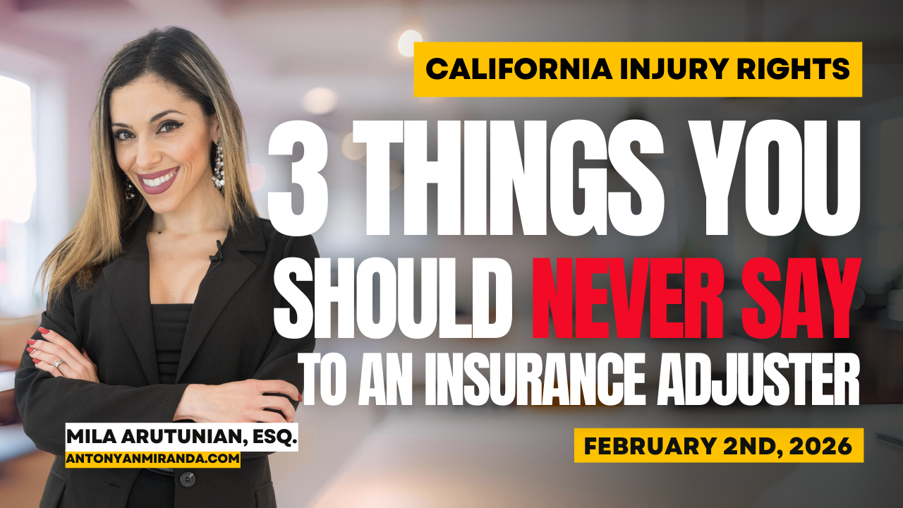 3 Things You Should never say to an insurance adjuster