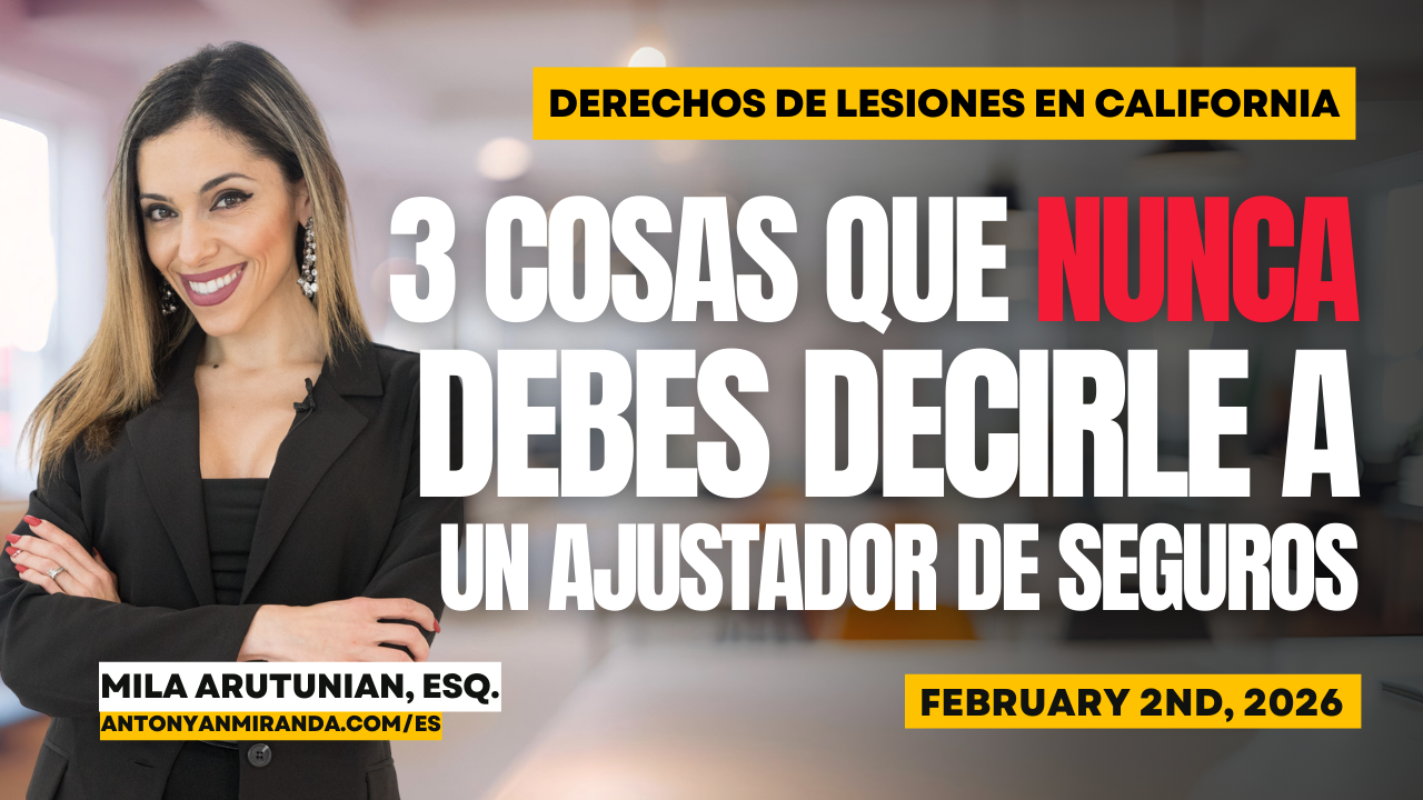 3 Cosas que NUNCA Debes Decirle a un Ajustador de Seguros