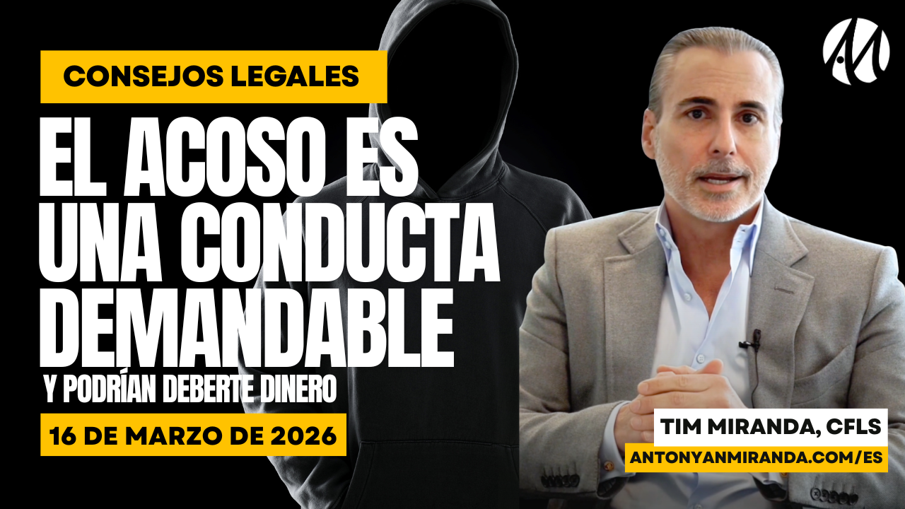 El Acoso Es Un Delito Demandable—Podrían Deberte Dinero