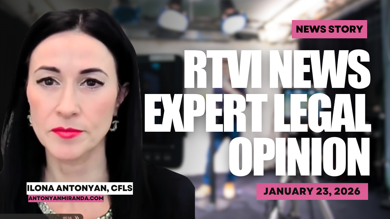 Ilona Antonyan in an RTVI US News Segment