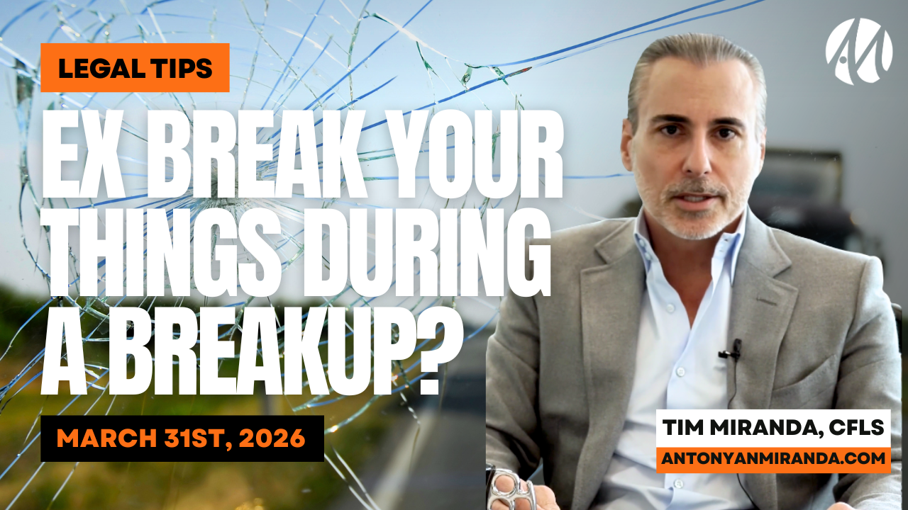 Can You Sue Your Ex for Breaking Your Stuff?