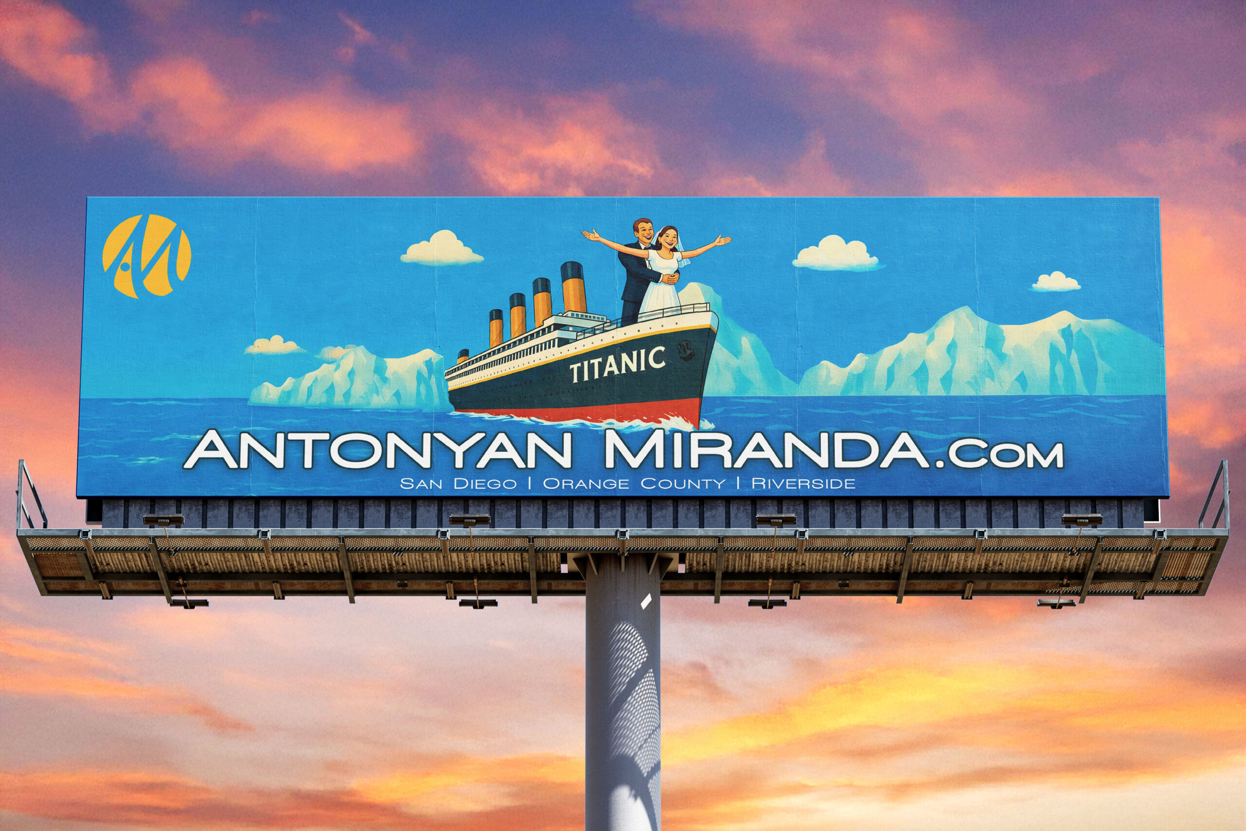 Titanic Divorce Billboard - Antonyan Miranda