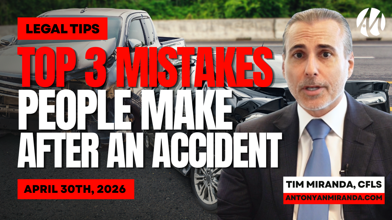Top 3 Costly Mistakes People Make After a Car Accident (And How to Avoid Them)