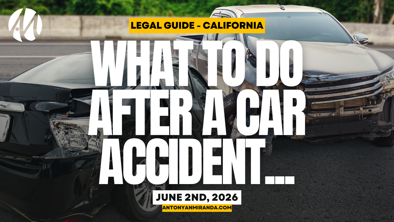 What to Do After a Car Accident in San Diego (2026 Guide)