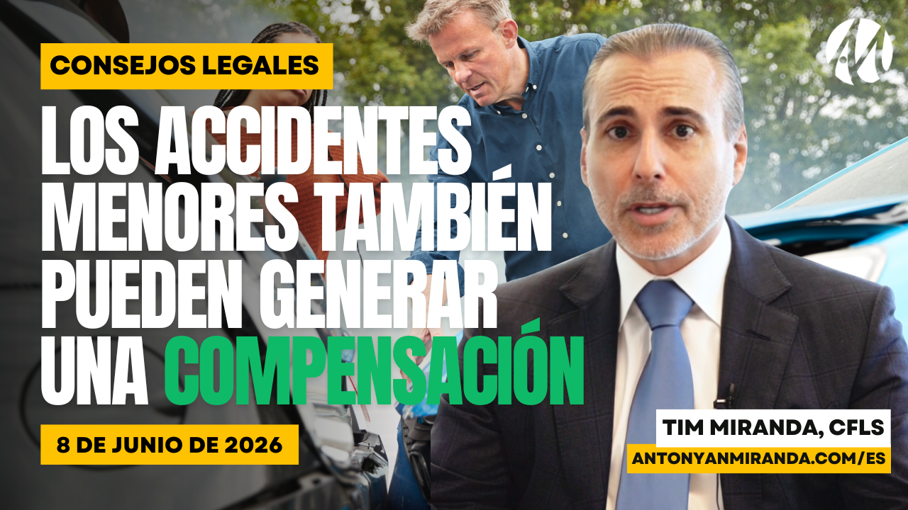 ¿Accidente automovilístico menor? Por qué aún podría tener un caso válido de lesiones personales