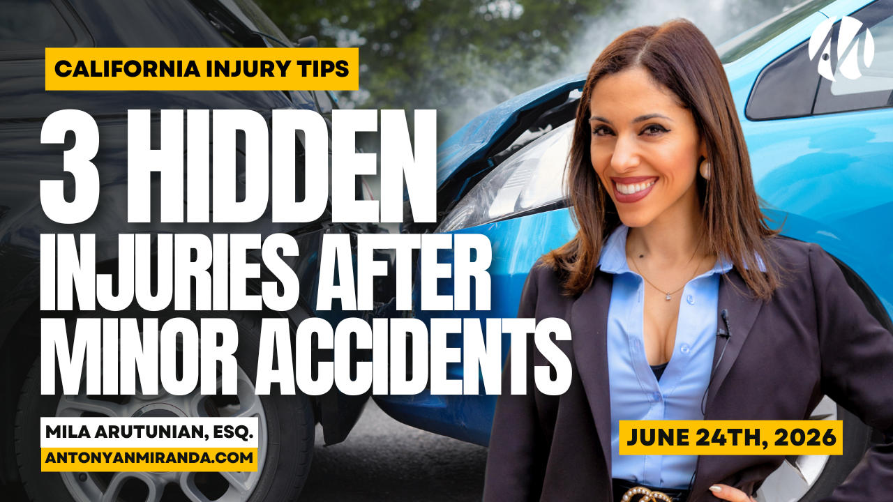 3 Injuries That Often Show Up Days After a Car Accident