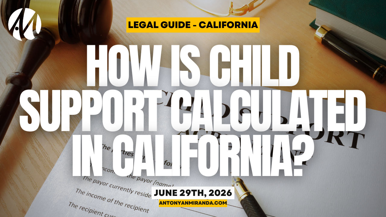 How Is Child Support Calculated in California?