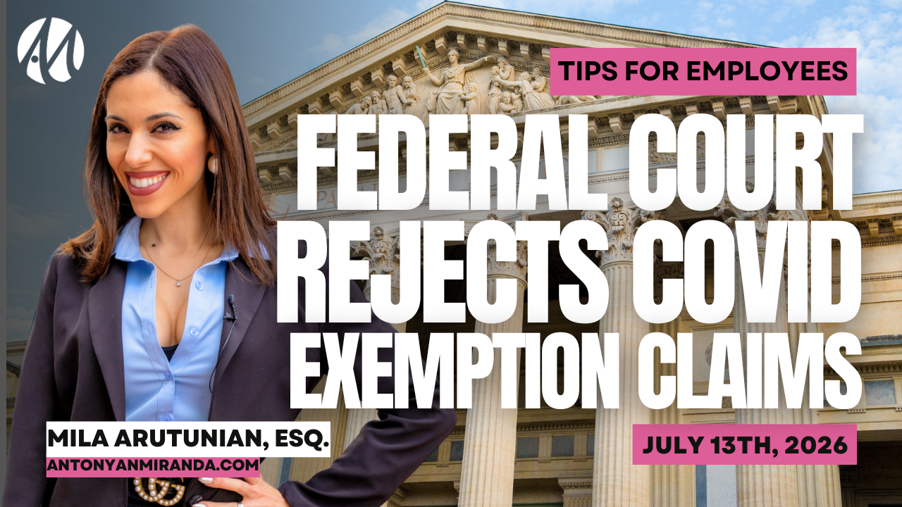 Religious Vaccine Exemptions Just Took a Major Hit: What Every Employee Needs to Know About the New Federal Court Ruling