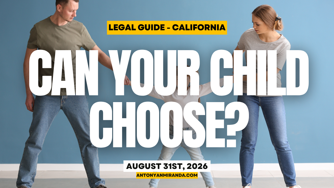 Can a Child Choose Which Parent to Live With in California?