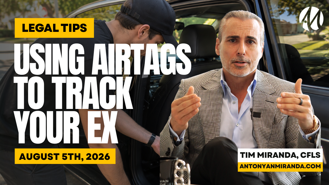 Can You Legally Hide an AirTag in Your Ex's Car in California?