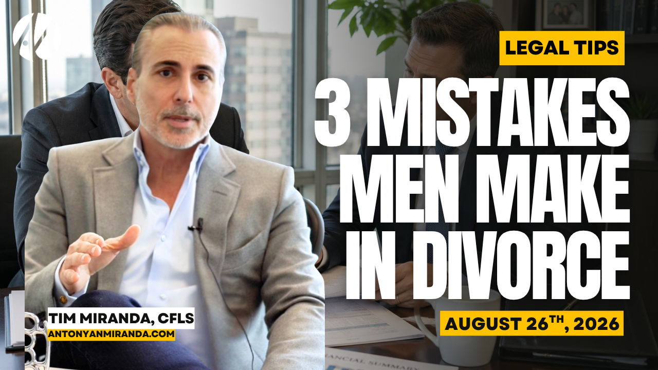 3 Divorce Mistakes Men Can’t Afford to Make in California