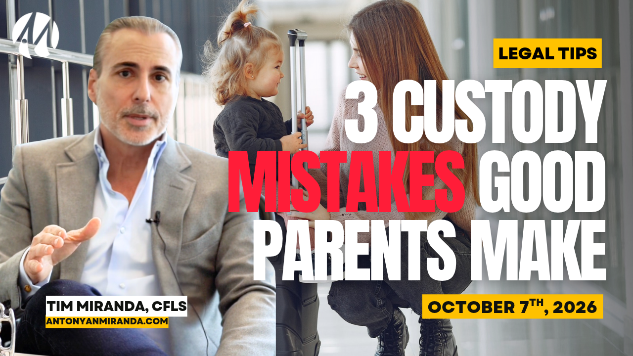 3 Mistakes That Can Hurt Your Child Custody Case